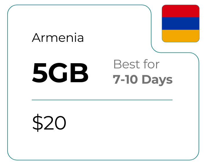 Armenia 5 GB 30 Days