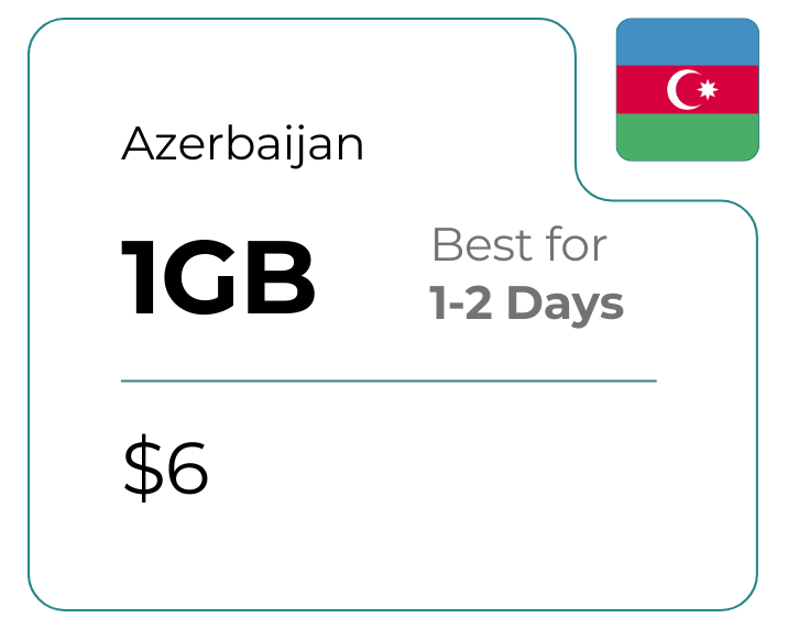 Azerbaijan 1 GB 30 Days