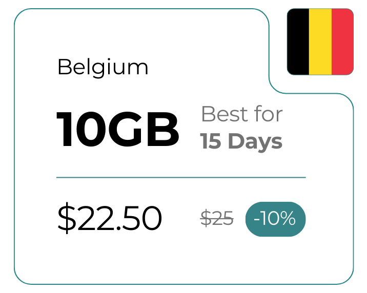 Belgium 10 GB 30 Days