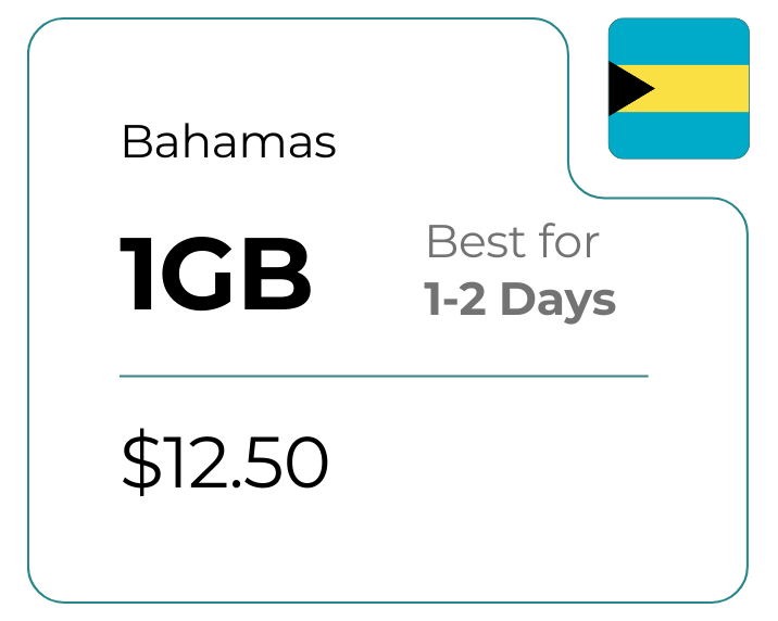 Bahamas 1 GB 30 Days