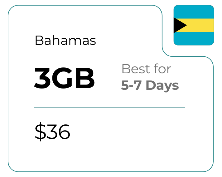 Bahamas 3 GB 30 Days