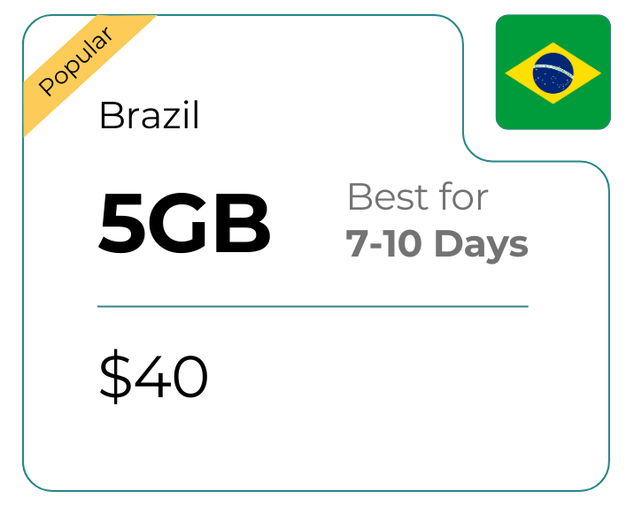 Brazil 5 GB 30 Days