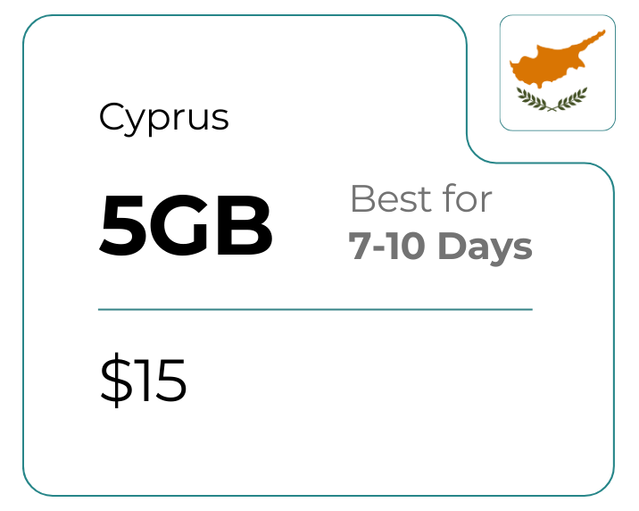 Cyprus 5 GB 30 Days