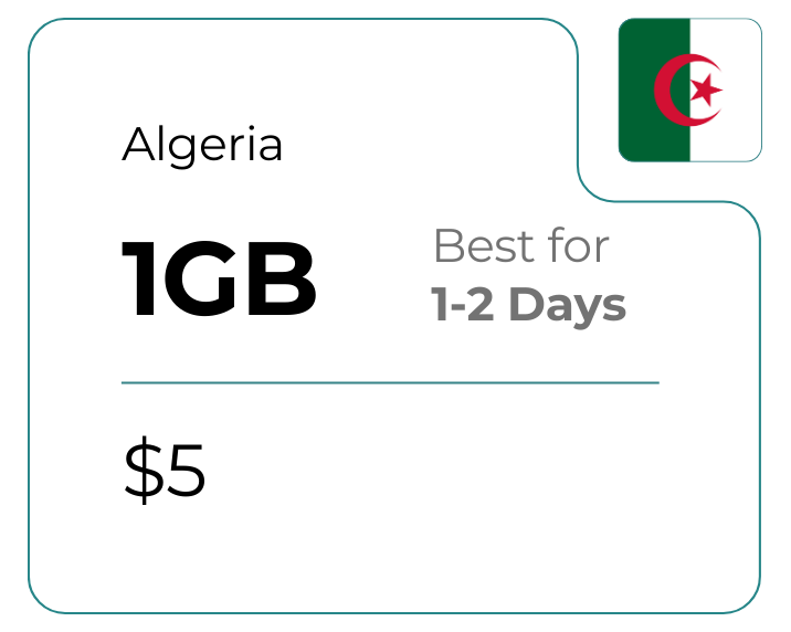 Algeria 1 GB 30 Days