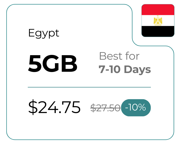 Egypt 5 GB 30 Days