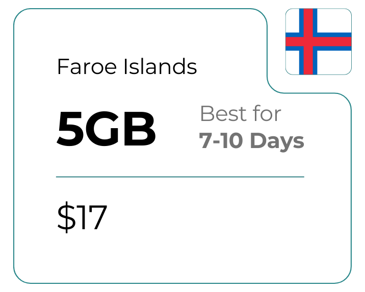 Faroe Islands 5 GB 30 Days