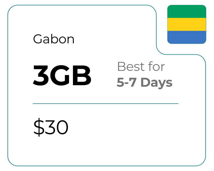 Gabon 3 GB 30 Days