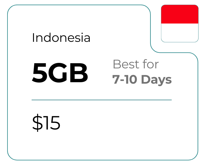 Indonesia 5 GB 30 Days