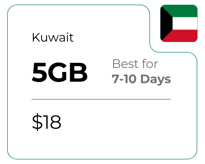Kuwait 5 GB 30 Days