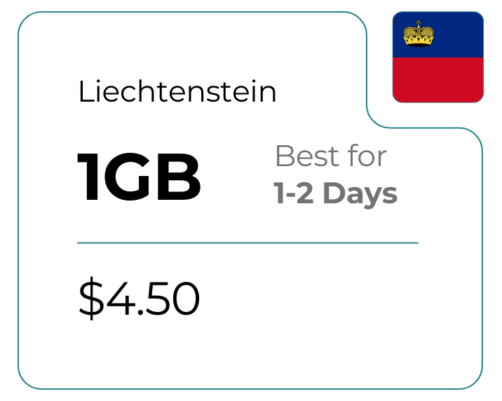 Liechtenstein 1 GB 30 Days