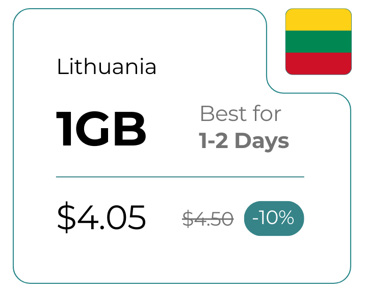 Lithuania 1 GB 30 Days
