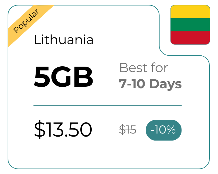 Lithuania 5 GB 30 Days