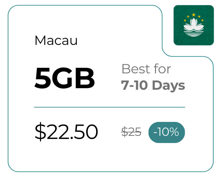 Macau 5 GB 30 Days