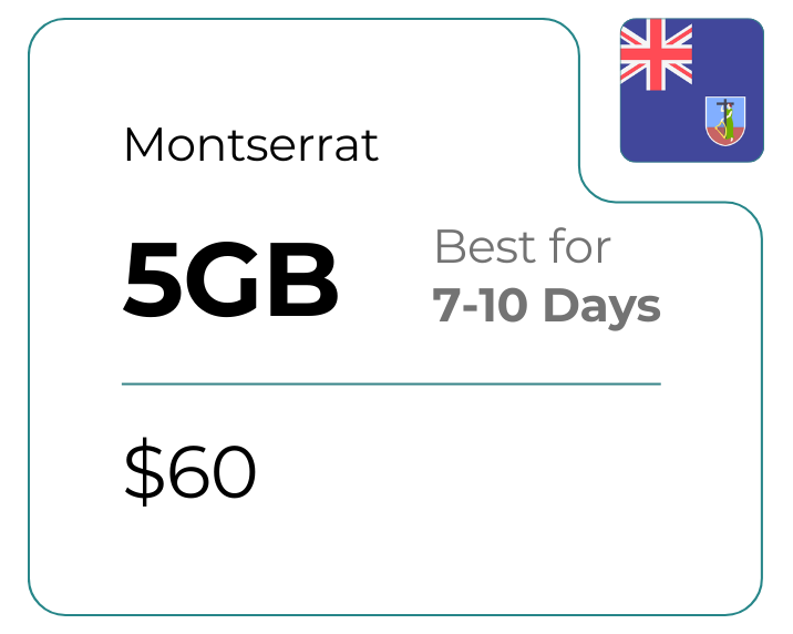 Montserrat 5 GB 30 Days