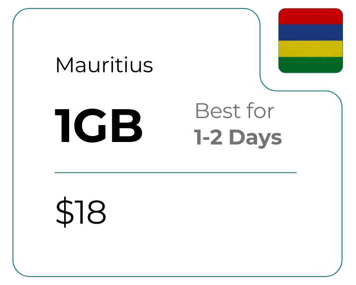 Mauritius 1 GB 30 Days