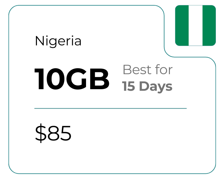 Nigeria 10 GB 30 Days