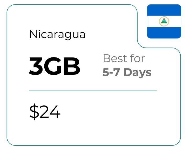 Nicaragua 3 GB 30 Days