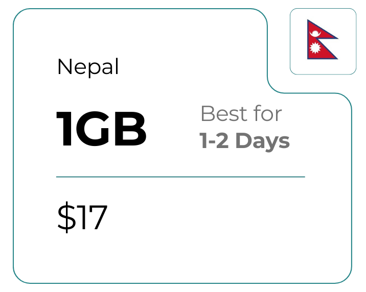 Nepal 1 GB 30 Days