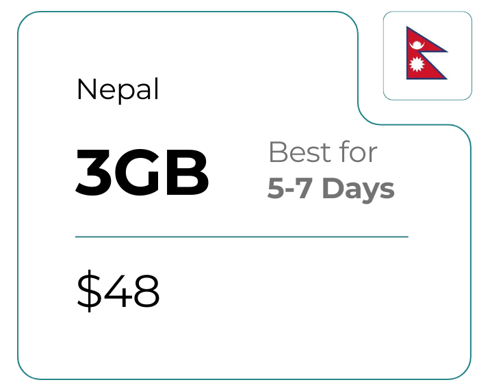Nepal 3 GB 30 Days