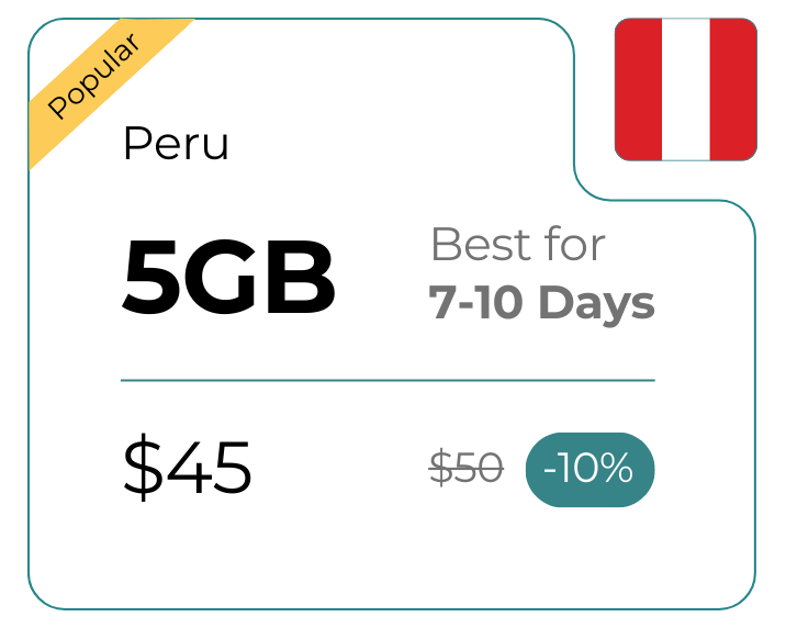 Peru 5 GB 30 Days