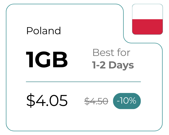 Poland 1 GB 30 Days
