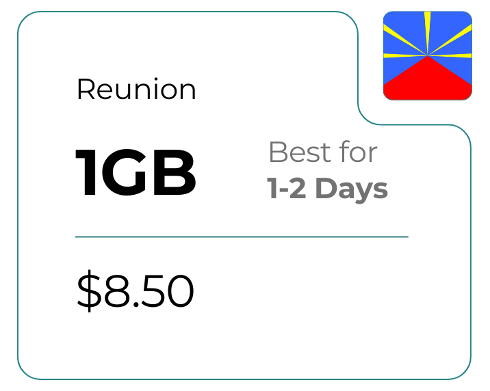 Reunion 1 GB 30 Days
